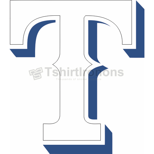 Texas Rangers T-shirts Iron On Transfers N1969